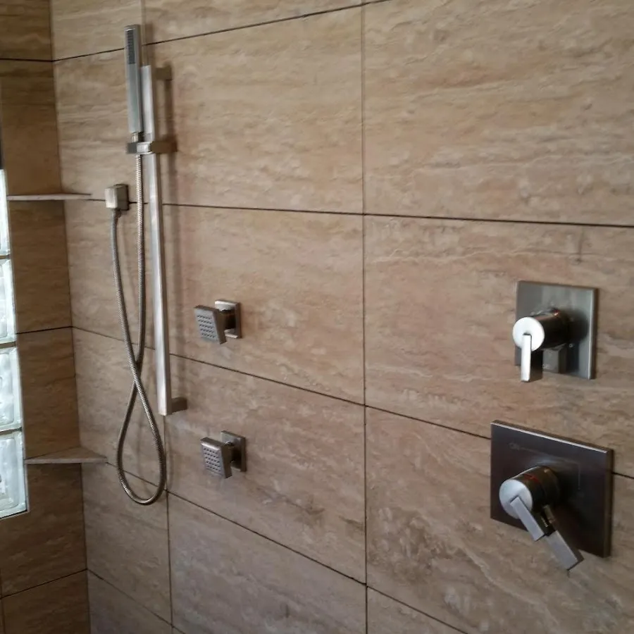 Shower fixture installation for Frozen Pipe Repair in Algoma